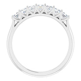 Platinum 3/4 CTW Natural Diamond Anniversary Band